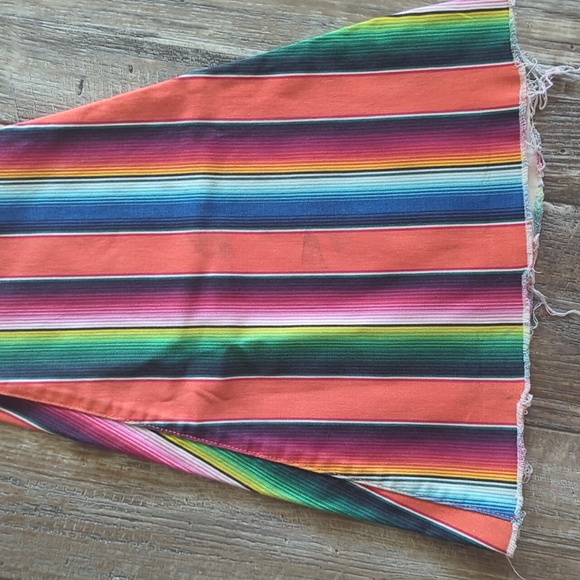 RANCH DRESS'N Fallon Taylor "Orange Serape" super flare cowgirl jeans sz 2 EUC - Picture 16 of 16